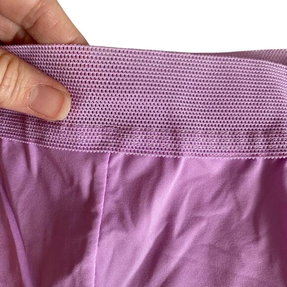 Women Within Comfort Choice New Women's Size 10 High Waist Boyleg Brief Purple - Picture 4 of 7